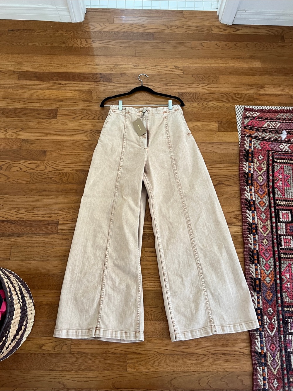 Rachel Comey Blush-Tone Denim Pants NWT